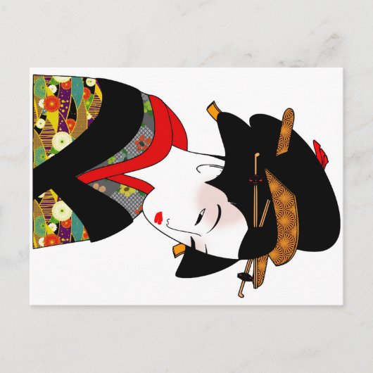 Kimono Briefkaart (Voorkant)