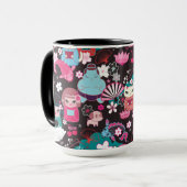 Kimono Cuties Kawaii Mug (Devant gauche)