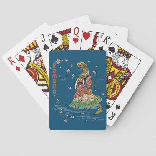 Kimono Dragon Pokerkaarten (Achterkant)
