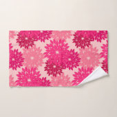 Kimono floral moderne Impression, Coral rose (Serviette à main)
