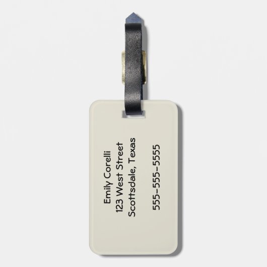 Kimono Flower Pink Floral Pattern Bagagelabel (Achterkant verticaal)