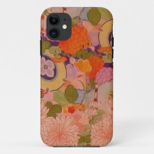 Kimono Flower Pink Floral Pattern iPhone 11 Hoesje