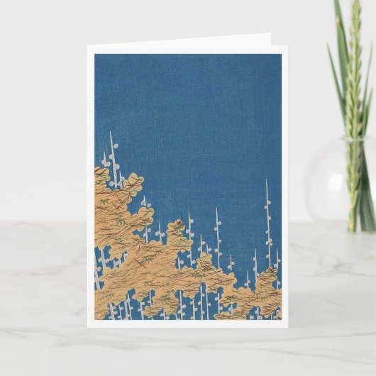  Kimono Pattern Wenskaart Feestdagen Kaart (Voorkant)