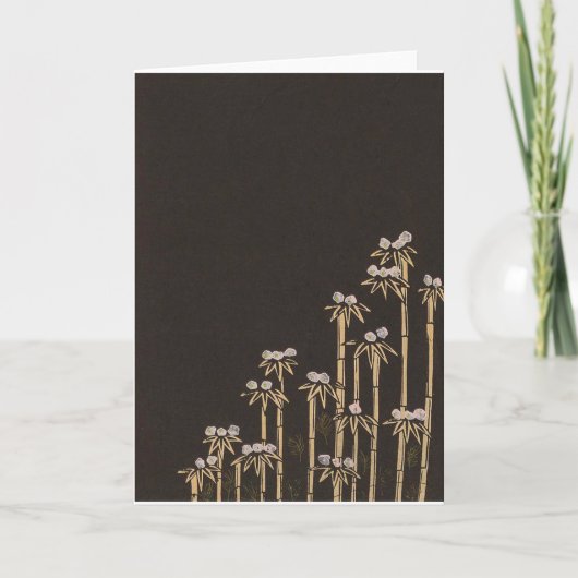 Kimono Pattern Wenskaart Feestdagen Kaart (Voorkant)