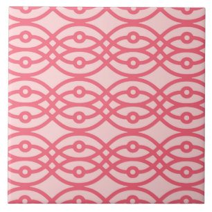 Kimono print, koraalroze tegeltje