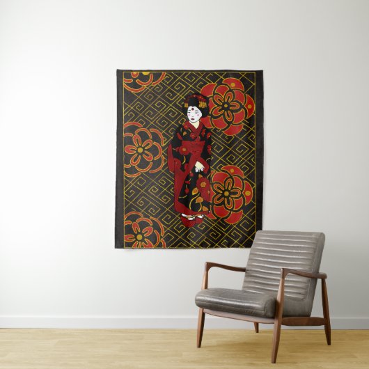 Kimono Wandkleed (In situ)