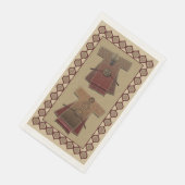 Kimonos Gold en Red Bath Servet (Hoek)