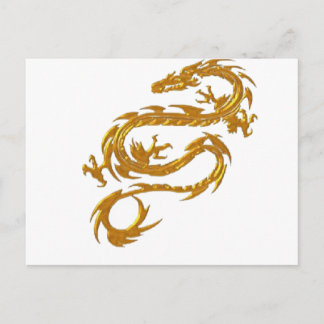 Kin ryu Japanse Dragon Briefkaart