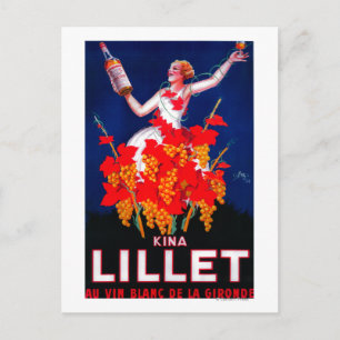 Kina Lillet PosterEurope Briefkaart