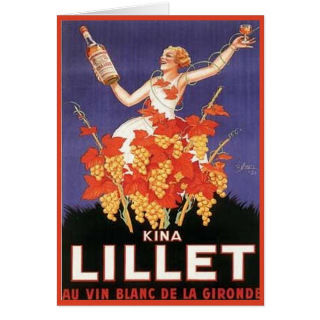 Kina Lillet Vintage Ad (Voorkant)