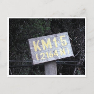 kinabalu km 1.5 briefkaart