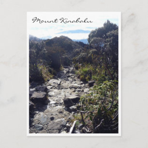 kinabalu trail briefkaart