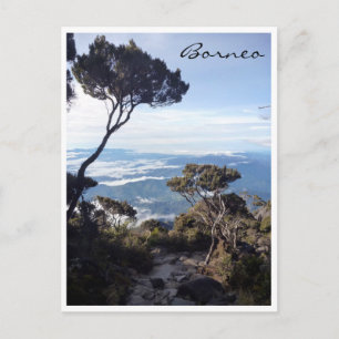 kinabalu-uitzicht briefkaart
