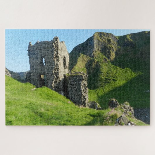 Kinbane Castle Antrim Irlande. Jigsaw Puzzle (Horizontal)