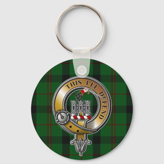 Kincaid Tartan & Badge Sleutelhanger (Voorkant)