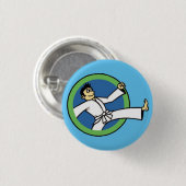 Kind 3 Button van de krijgspartij (Voorkant /achterkant)