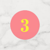 Kind 3e verjaardagsballonfeest confetti (Kleine voorkant)