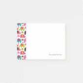 kind achtergrond retro - olifant post-it® notes (Voorkant)