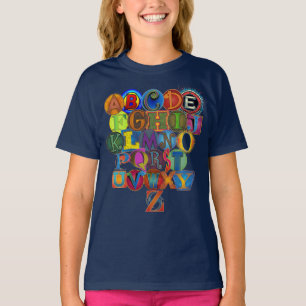 Kind alfabet t-shirt