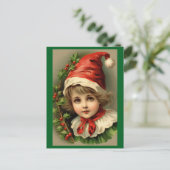  kind als een elf vakantie Briefkaart (Staand voorkant)