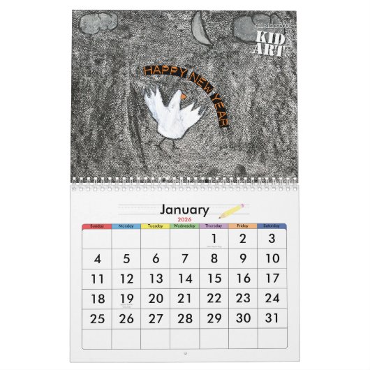 kind Art Agenda 2010 Kalender (Jan 2026)