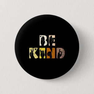 Kind Asl Handgebarentolk Gebarentaal Ronde Button 5,7 Cm