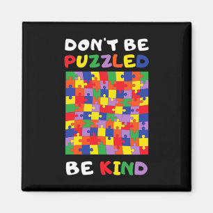 Kind Autistische Puzzel Autisme Bewustzijn 2022 AS Magneet