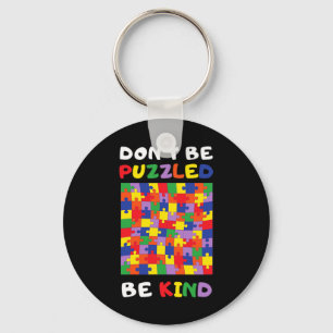 Kind Autistische Puzzel Autisme Bewustzijn 2022 AS Sleutelhanger