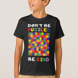 Kind Autistische Puzzel Autisme Bewustzijn 2022 AS T-shirt