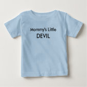 Kind Baby Baby T-Shirt mama's kleine duivel (Voorkant)