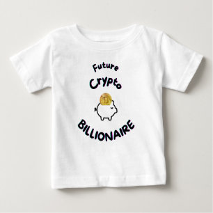 Kind, baby, peuter shirt grappige crypto