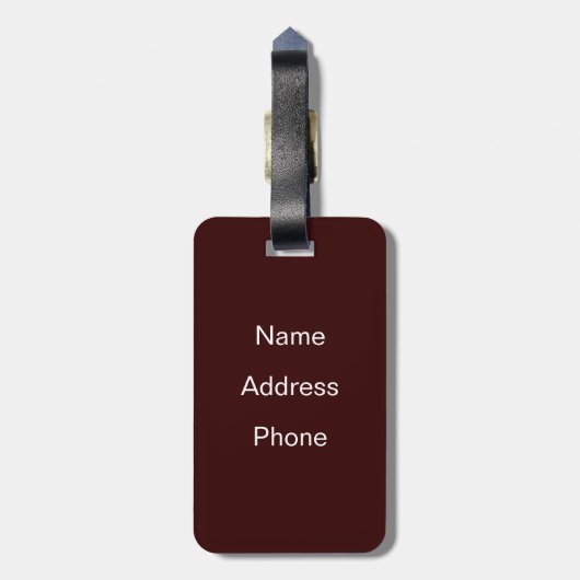 Kind Bagagelabel (Achterkant verticaal)