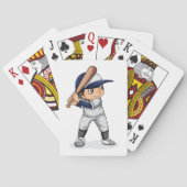 Kind Baseball spelen Pokerkaarten (Achterkant)