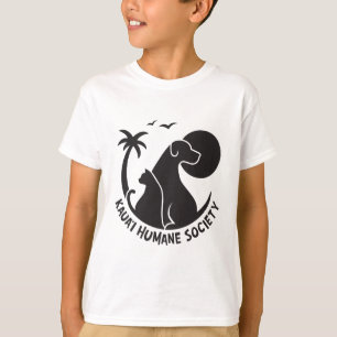 Kind Basic T-shirt met KHS Logo in zwart