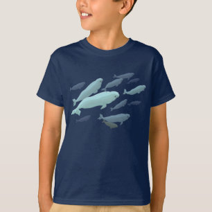 Kind Beluga Whale T-Shirt Cute Whale Art Shirten