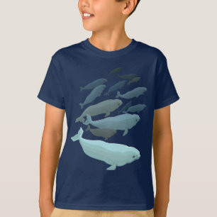 Kind Beluga Whale T-Shirt Cute Whale Art Shirten