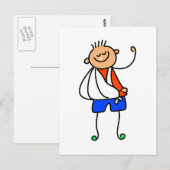 Kind bij ongevallen briefkaart (Voorkant / Achterkant)