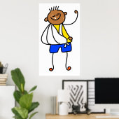 Kind bij ongevallen poster (Thuiskantoor)