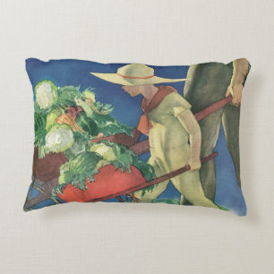  Kind, Biologische Tuinbouw; Overwinnende tuin Accent Kussen