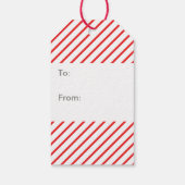 Kind brandweerwagen cadeaulabel (Achterkant)