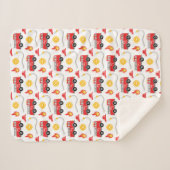 Kind brandweerwagen sherpa deken (Voorkant (horizontaal))