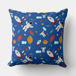 Kind Buitenruimte en astronaut patroon Kussen