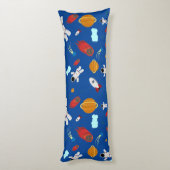 Kind Buitenruimte en astronaut patroon Lichaamskussen (Achterkant (Verticaal))