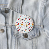 Kind Buitenruimte en astronaut patroon Ronde Button 7,6 Cm (In situ)