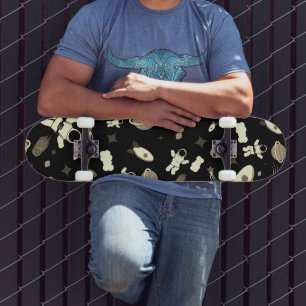 Kind Buitenruimte en astronaut patroon Skateboard