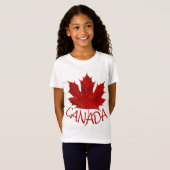 Kind Canada Vlag Baseball Jersey Souvenir Shirt (Voorkant volledig)