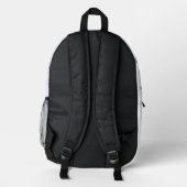 Kind Capable Smart Loved - Personalized Kid Backpa Bedrukte Rugzak (Achterkant)