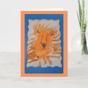 Kind Card Lion Kaart