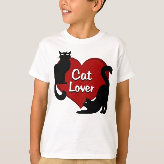 Kind Cat Lover T-shirt Cat Lover Shirt Kind (Voorkant)