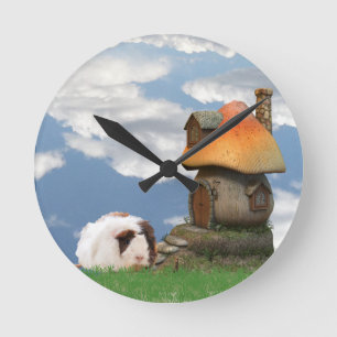 Kind: Cute Guinee Pig-paddenstoel Ronde Klok